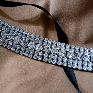 Rhinestone choker NWT